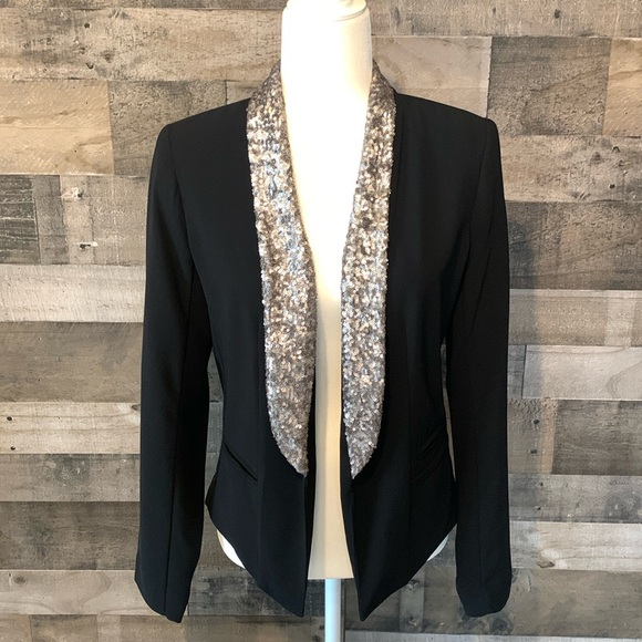 A.N.A. Open Blazer with sequined collar - Picture 16 of 16